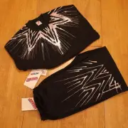 Vintage Jerzees Sweatshirt Sweatpants Set Womens Large Glitter Paint Splatter