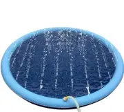 Splash Pad Non-Slip Sprinkler Pool for Kids & Pets XXL (8-Foot) 94" Backyard Fun
