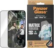 PanzerGlass Matrix Hybrid Glass Screen Protectors for iPhone 15 Plus