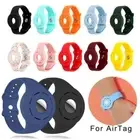 Case Silicone Bands Cover For Airtags Tracker Protector Soft Strap For AirTag