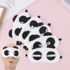 Plush Panda Face Eye Mask Travel Sleeping Soft Eyeshade Portable Sleeping Co;.f