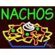 BRAND NEW "NACHOS" 31x24 W/LOGO REAL NEON BUSINESS SIGN w/CUSTOM OPTIONS 11752
