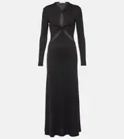 [Christopher Esber] Christopher Esber Open Twist cutout maxi dress AU 6 black