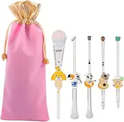 Animal Crossing: New Horizons Makeup Brushes - Professional Foundation Blending Powder Eyeshadow Contour Concealer Blush Cosmetic Fairy Makeup Brush Tools