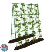 PHENEAHILL Large A-Frame Garden Trellis for Tomatoes, Cucumbers and Heavy Cli