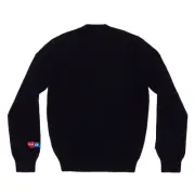 (ASK availability First)comme des garcons PLAY CDG INVADER LAMBSWOOL V NECK new