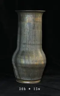 在飛比找Yahoo!奇摩拍賣優惠-鶯歌名家 吳智仁 手拉坏 陶瓷花瓶