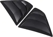 Compatible with Toyota Camry Sedan 2018 2019 2020 2021 2022 Car Rear Window Louver Shutter Cover Side Vent Blinds Trim Sticker(Matte Black)