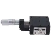 X Axis 40X40mm Knob Micrometer Sliding Stage Guide Rail Type Platform6124