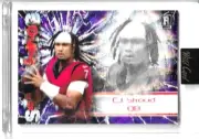 2023 WILD CARD ALUMINATION C J STROUD SMASHING ROOKIE CARD 18/25