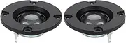 TBKBZTLALX 2Pcs 2Inch 50mm Transparent Silk Film Tweeter Neodymium Magnetic Loudspeaker 4Ohm 10W Home Theater System Bookshelf Speaker