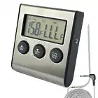 Remote Kitchen Digital Cooking Thermometer Probe Meat Food Temperature w/Timer