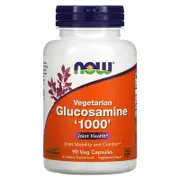 NOW Foods, Vegetarian Glucosamine '1000', 90 Veg Capsules (1,000 mg per Capsule)