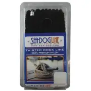 Sea-Dog 301119050BK-1 Twisted Nylon Dock Line - 3/4" x 50ft Black