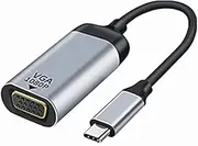 NFHK USB-C Type C to VGA Cable Monitor Adapter 1080p 60hz for Tablet & Phone & Laptop
