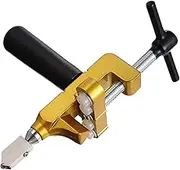 Angoily 1 Set Tile Cutter Hand Manual Break Tile Cutting Tool Delimitation Roller Glass Cutter Ceramic Tile Divider Alloy Golden