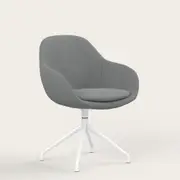 Recess Guest Chair (2 Set) | Office Seating | Collaboration Chair, Storm Cloud Grey