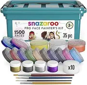 Snazaroo Face and Body Paint Professional Kit, 35 Pieces