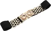 [FOMIYES] Rhinestone Waist Belt for Women Elastic Design for Dresses Jeans and Shorts Versatile Fashion Accessory to Enhance Your Style and Comfort