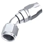 Aeroflow 500 Series Cutter Swivel 45° Hose End -16AN, AF502-16S