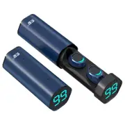 [bluetooth 5.0] T2 TWS Earphone LED Battery Display Smart Touch Binaural Call IPX5 Waterproof BLUE COLOR
