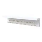 Wall Hooks with Shelf, Wall Mounted Coat Rack with Shelf, with 19 Hooks Key