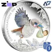 2013 50c Newborn Baby 1/2oz Silver Proof Coin PERTH MINT