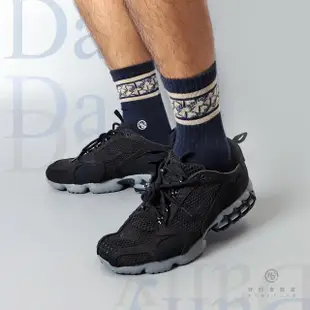 【HOWDE LAB】Classic Socks Dark Blue Daily 深藍色 老花紋 銀離子 抗菌纖維 除臭襪 中高筒襪 男女款