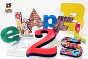 Foam Letters and Shapes with Acrylic