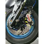 上逸車業 BREMBO 灰底紅對四 豐年俐公司貨 SYM JET S