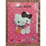 正版授權商品-HELLO KITTY 三麗鷗 A4側開三層L型夾 L夾 文件夾 資料夾(點)