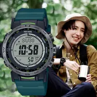 在飛比找PChome24h購物優惠-CASIO 卡西歐 PROTREK 戶外多功能太陽能電波手錶