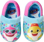 [Nickelodeon] Unisex-Child Toddler Girls Baby Shark Slippers Plush Fuzzy