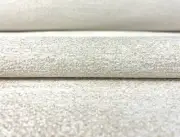 3.75 Yards Zimmer & Rohde Tinto White Low Pile Chenille Upholstery Fabric