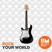 PRS SE Silver Sky John Mayer Signature Electric Guitar Left Handed Piano Black