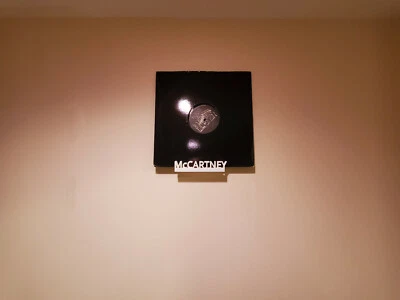 Paul McCartney Vinyl Record Wall Mount Display Shelf, Record Storage, White