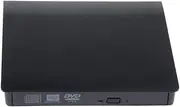 External CD/DVD Drive USB 3.0 Portable Writer RW/ROM Slim ROM Fast Laptop Desktops - Black