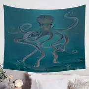 Underwater Art Giant Octopus Tapestry