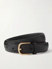 [TOTEME] TOTEME - Leather Belt - Black - 70 70 Black