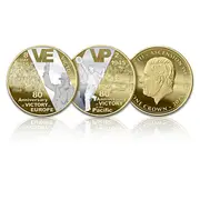 80th Anniversary of Victory in Europe & Victory in the Pacific Commemorative Two-Coin Set