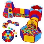 5pc Kids Play Tent Jungle Gym, Ball Pit, Pop Up Tents & 5pc Tents and Tunnels