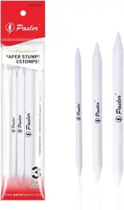 Artist Blending Paper Stumps and Tortillion Set for Pencil Charcoal Graphite 3 P