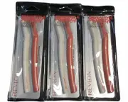 3pk Revlon Face Defuzzer #00047 Removes Peach Fuzz & Smooths Skin 2 blades Ea.