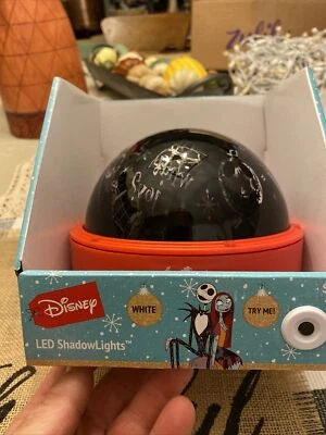 NEW Disney Nightmare Before Christmas LED ShadowLights Rotating Light Up Globe