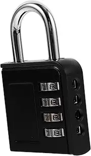 [ESOMAVRIX] Backpack Combination Lock Luggage Lock for Travel 4-Dial Lock for Home/5431