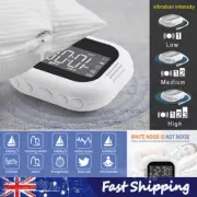 White Noise Natural Sound Machine Vibration Alarm Clock Sleep Therapy Relaxation