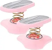 SHOWERORO 2pcs Adjustable Foot Rest for Under Desk Stylish Foot Stool for Office Chair Airplane Travel Relaxation Comfortable Support for Long Hours Versatile Use