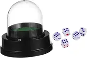 BESPORTBLE 1Set Automatic Electric Dice Cup with Dice Compact Shaking Cup for Party Games Lightweight Design for for Tabletop Games and Bar Entertainment
