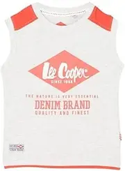 [LEE COOPER] Boys Baby and Toddler Tank Top, Gray, 6 Years