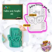 You Rule Cookie Cutter & Acrylic Debosser